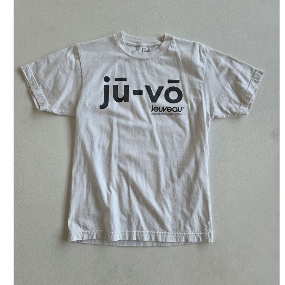Jeuveau Pharmaceutical Promo T Shirt Los Angeles Apparel USA Small Botox Med Spa